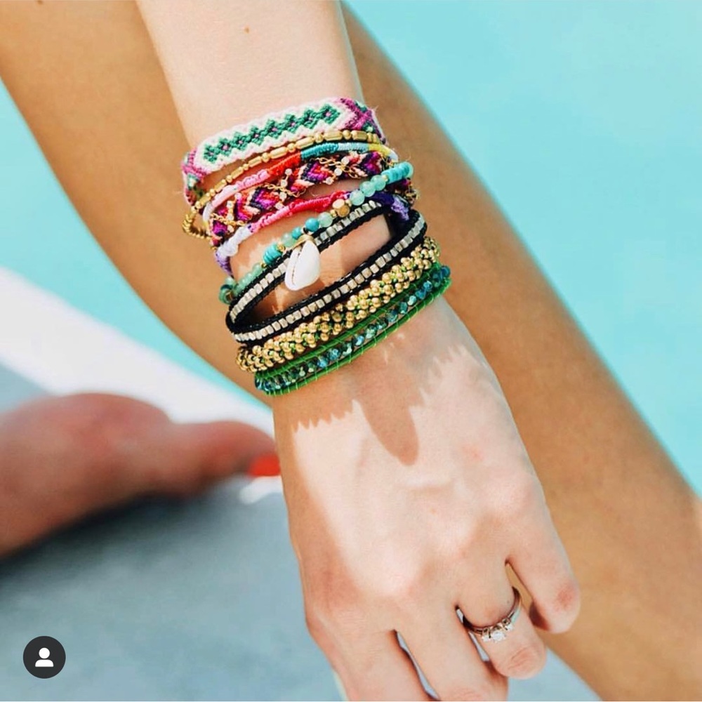 NEW! Unique Rainbow Multi Colored Friendship Bracelet, Magnet Closure Bracelet